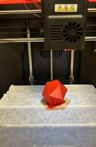 Stampa 3D di un icosaedro